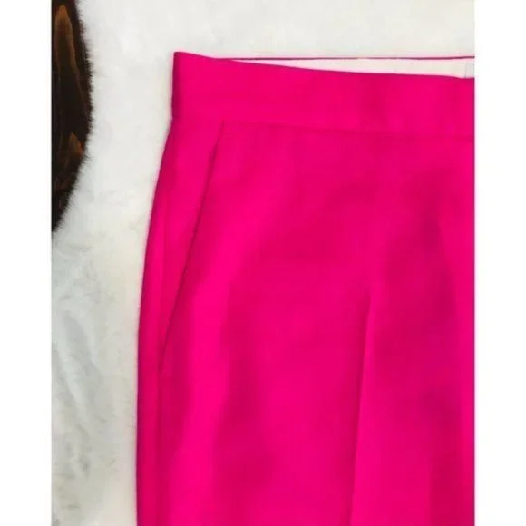 PS PAUL SMITH Wool Pant Straight Leg‎ Trouser Fuchsia Made in Portugal, 4-6